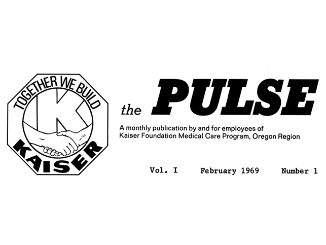 'Together we build' graphic, The Pulse, February, 1969