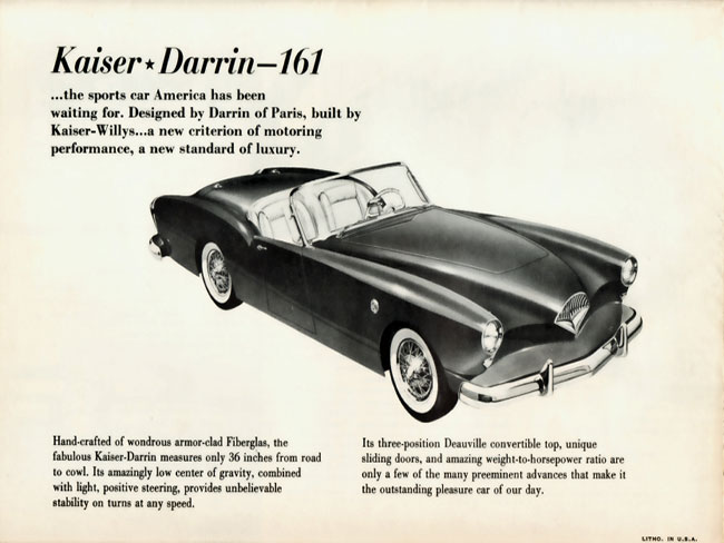 1954 Kaiser Motors Corporation sales brochure