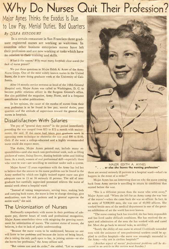 Article published in the San Francisco Chronicle in 1946