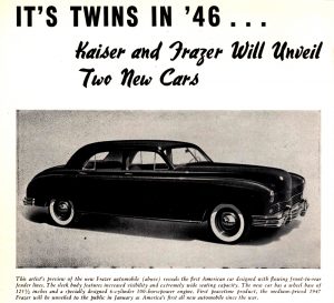 Promo about Kaiser Frazer cars, 1945