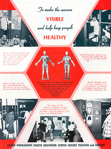 Cover from The Center for Health Education brochure