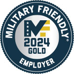 Military Friendly Employer 2024 Gold logo