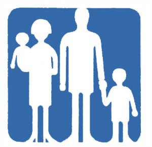 “Family of four” logo, 1972