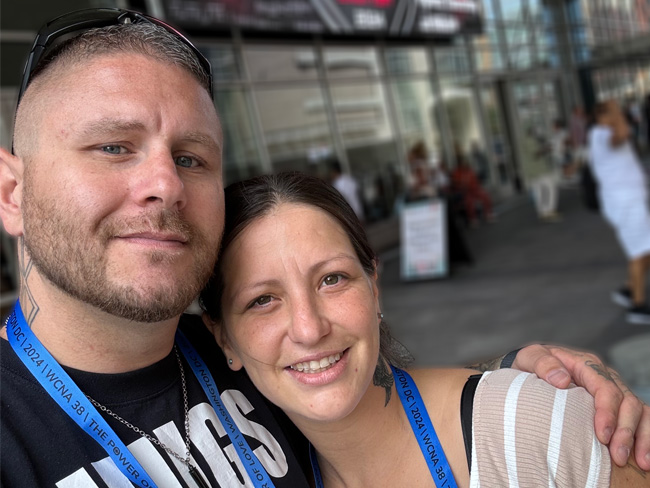 Travis Taylor and Alicia Jones