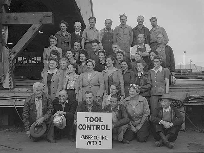 Tool Control, Kaiser Richmond shipyard No. 4, circa 1943 
