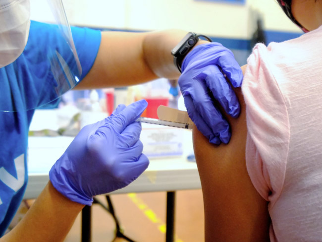 COVID-19 vaccination.