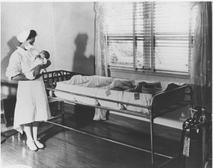 maternity ward at the old Oakland, CA hospital
