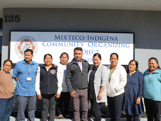 group photo of mixteco employees