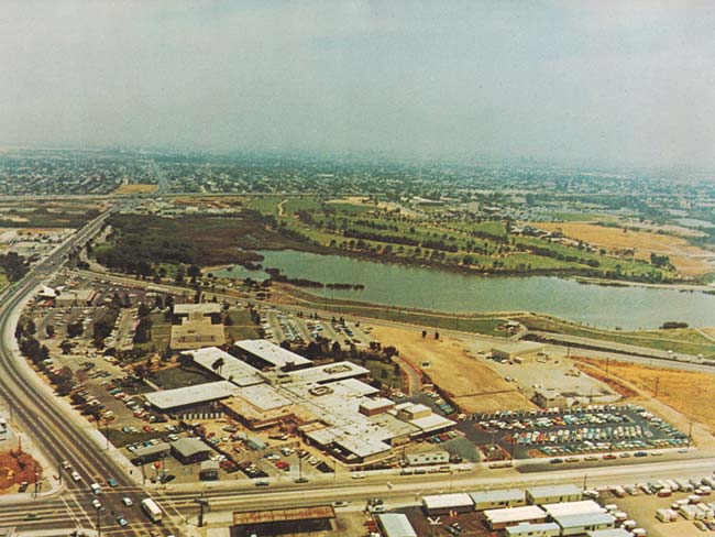 Aerial photo, Harbor City Medical Center, 1100 West Pacific Coast Highway, expansion construction, circa 1975