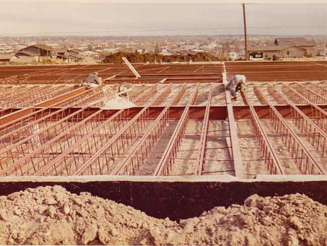 original construction of Lakewood facility in 1972.