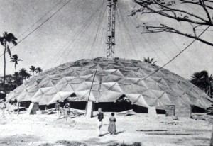 Kaiser Hawaii dome construction photo