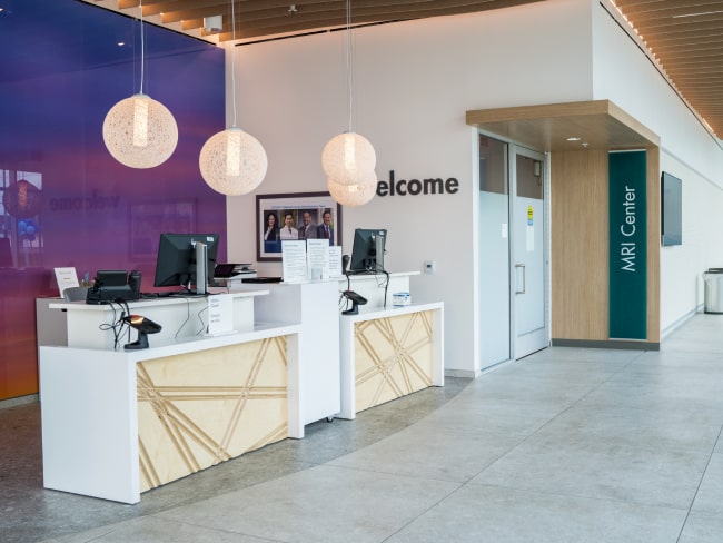 View of Public Square inside Bellflower MRI Center