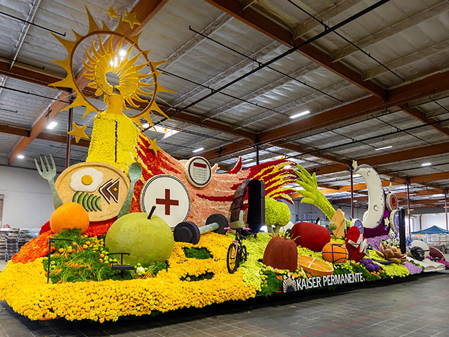 Kaiser Permanente’s 2025 Rose Parade float